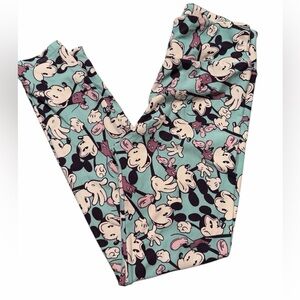 LuLaRoe Disney Leggings  one size  Mickey Mouse